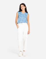 Halenkové tričko - LENZING™ ECOVERO™ - modra