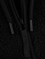 Sweatvest - Teddy - zwart