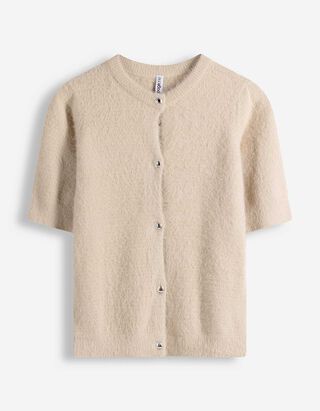 Vest - Knoopsluiting - wit