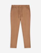 Hose - Wildlederimitat - braun