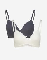 Sutien soft - Pachet de 2 - Gri inchis