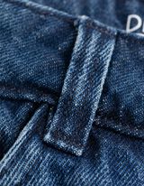 Jeansshorts - Straight Fit - blau