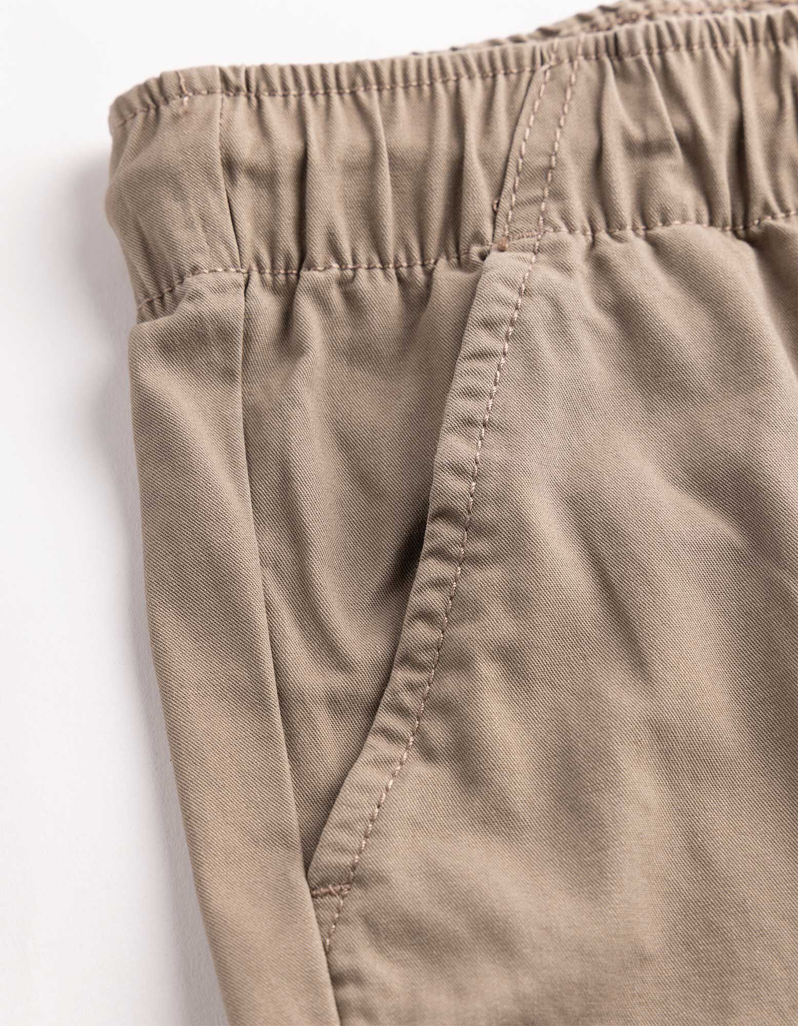 Cargo broek - Effen - Taupe