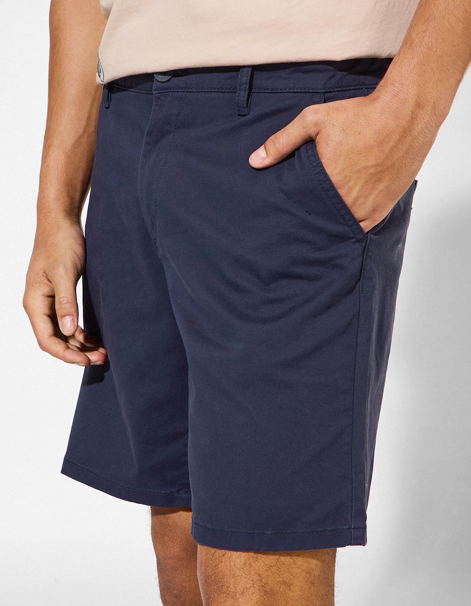 Short - Serg&eacute; - Bleu fonc&eacute;