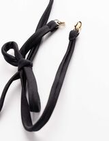 Bikinitop - Volants - schwarz