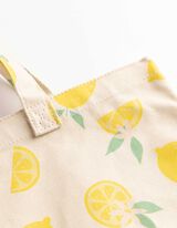 Beuteltasche - Allover-Muster - gelb