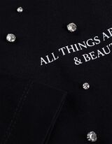 Majica kratkih rukava - Prednja štampa - crno