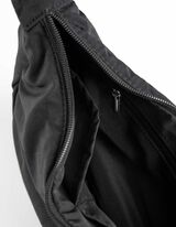 Geantă de umăr - Buzunar pentru monede cu fermoar - Negru