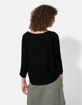 Pullover - Misto cotone - nero