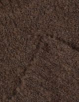 Strickpullover - Überschnittene Schultern - braun