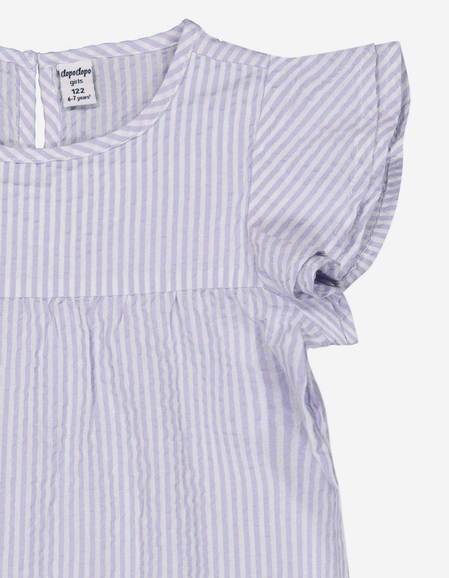 Blouseshirt - Strepen - wit