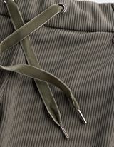 Cordhose - Elastischer Bund - Gr&uuml;n