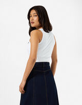 BH Top - Geribd - wit