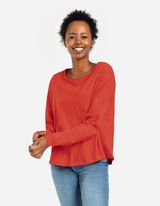 Mar&scaron;kinėliai ilgomis rankovėmis - Medvilnė - raudonas