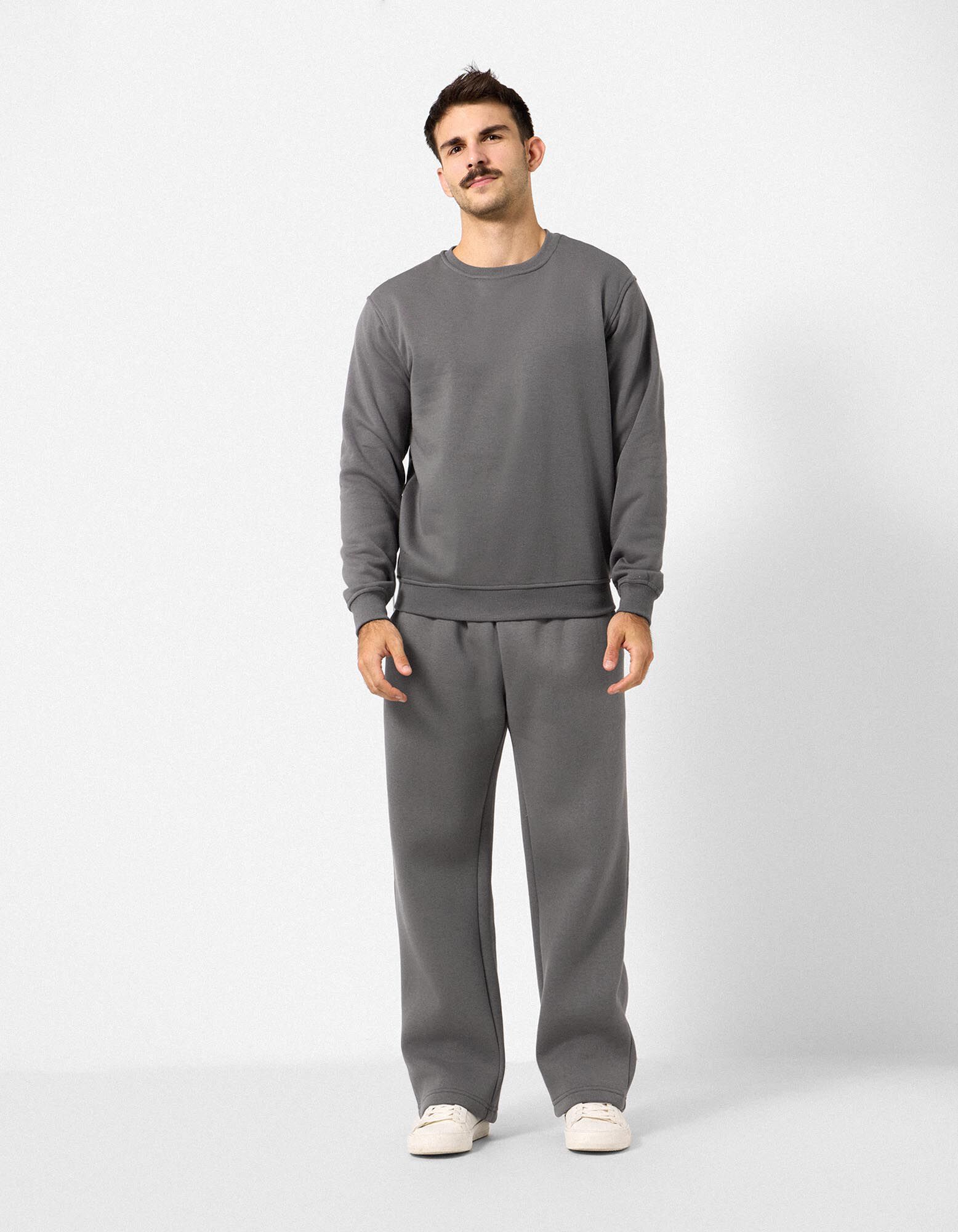 Sweatshirt - Relax Fit - Dunkelgrau