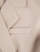 kamizelka - wiązany pasek - bialy