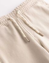 Shorts - Elastischer Bund - beige