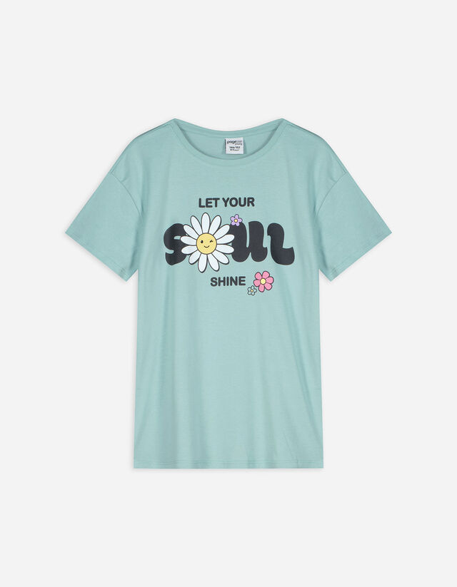 Tricou - Imprimeu - Verde