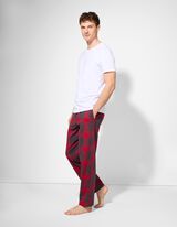 Pantaloni pigiama - Flanell - rosso scuro
