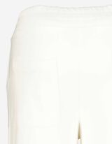 Pantalon palazzo - Bas des jambes de finition c&ocirc;tel&eacute;e - blanc