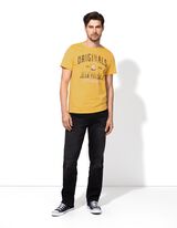 T-Shirt - Frontprint - gelb