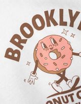 Majica kratek rokav - Tisk na hrbtu - belo