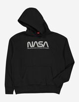 Bluză cu glugă - NASA - Negru