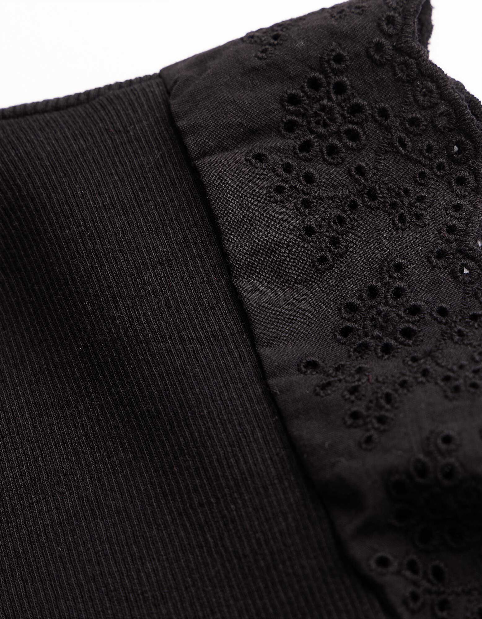 Top sans manches - Volants - noir