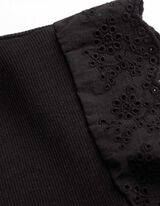 Top sans manches - Volants - noir