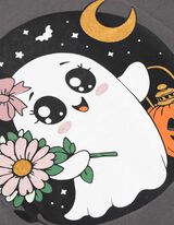 koszulka z długim rękawem - Frontprint - ciemny szary