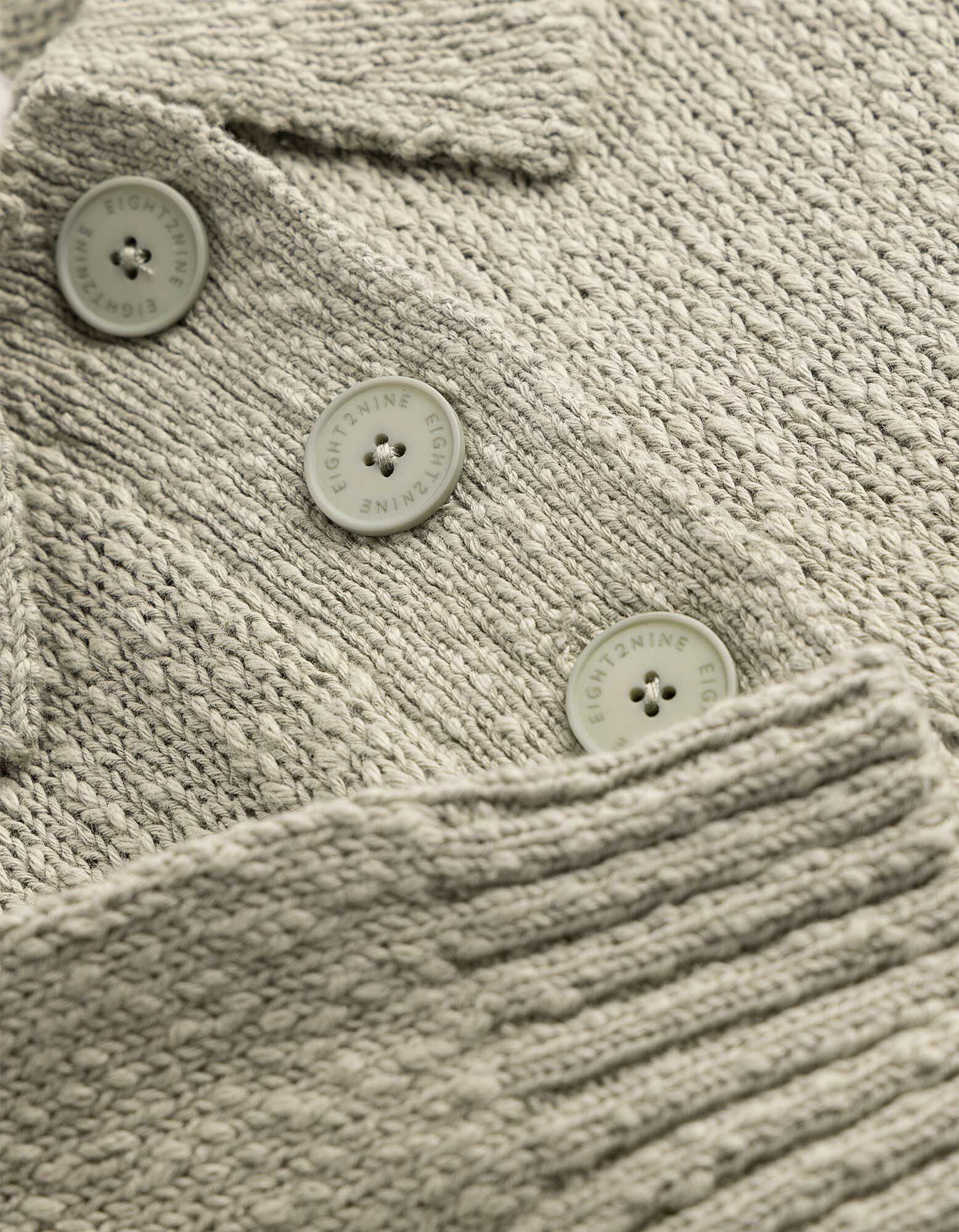 Strickpullover - Polokragen - dunkelgr&uuml;n