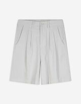 Bermuda  - Leinen-Mix - beige