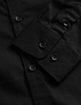 Hemd - b&uuml;gelleicht - schwarz