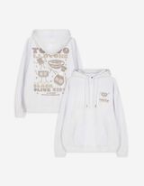 Sweatshirt - Rückenprint - weiß