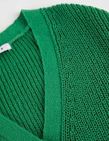 Cardigan - Oversized Fit - verde scuro