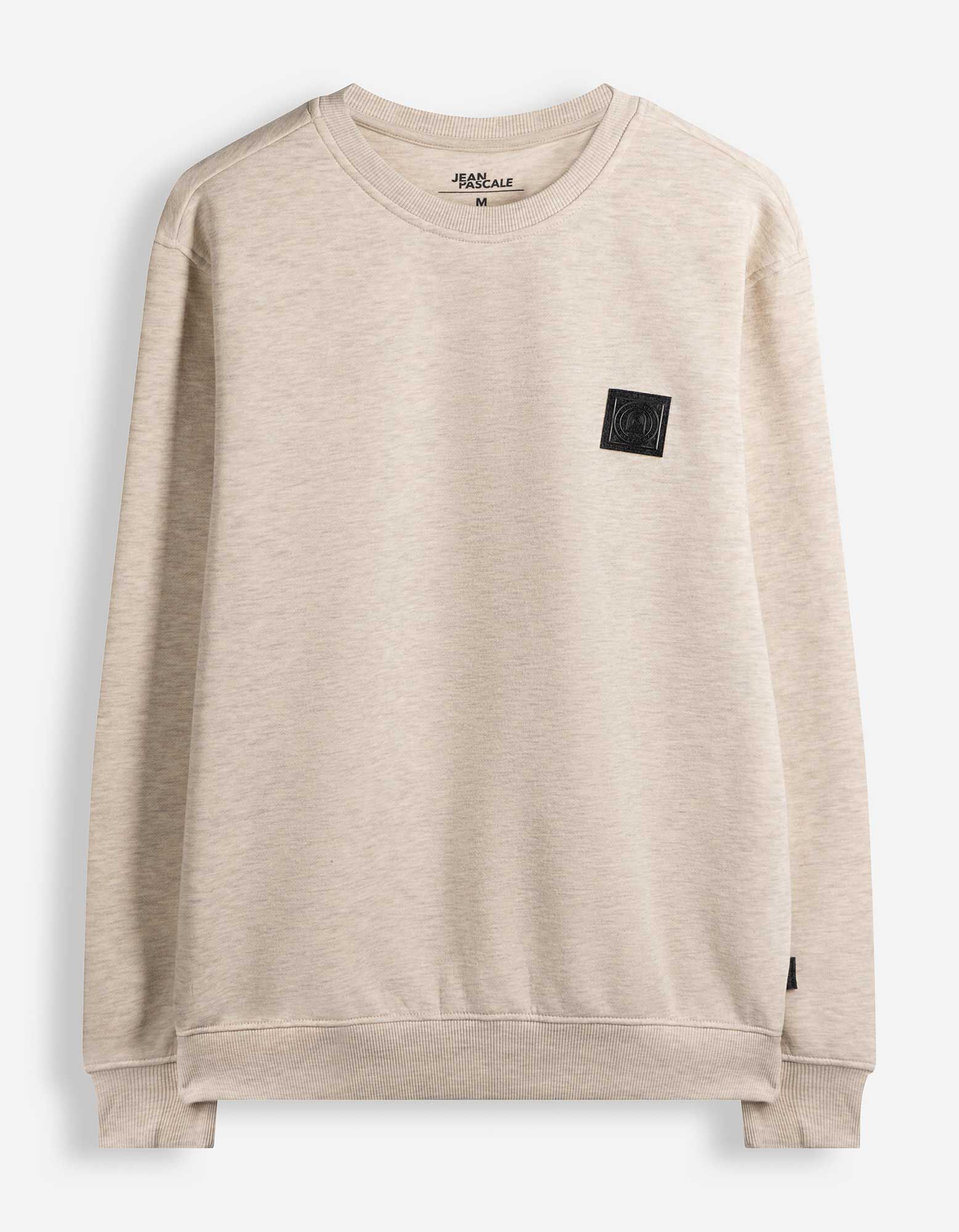 Sweatshirt - Relax Fit - Beige