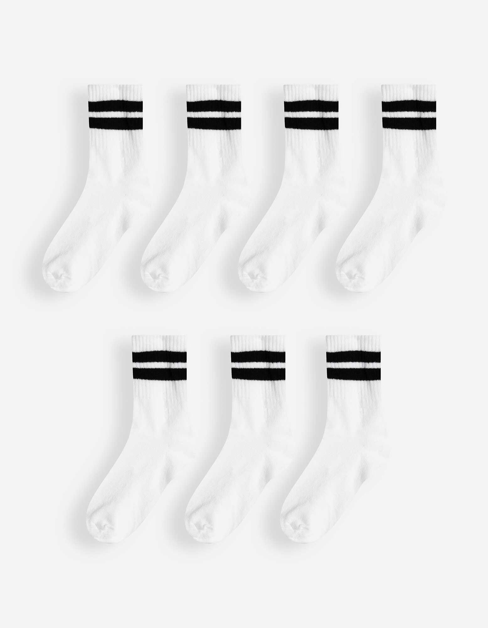 Tennissocken - 7er-Pack - Wei&szlig;