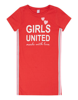 M&auml;dchen Kleid mit Message-Print