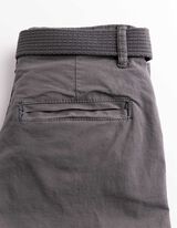 Bermudy  - Opasek - tmave seda