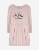 Kleid - Print - rosa