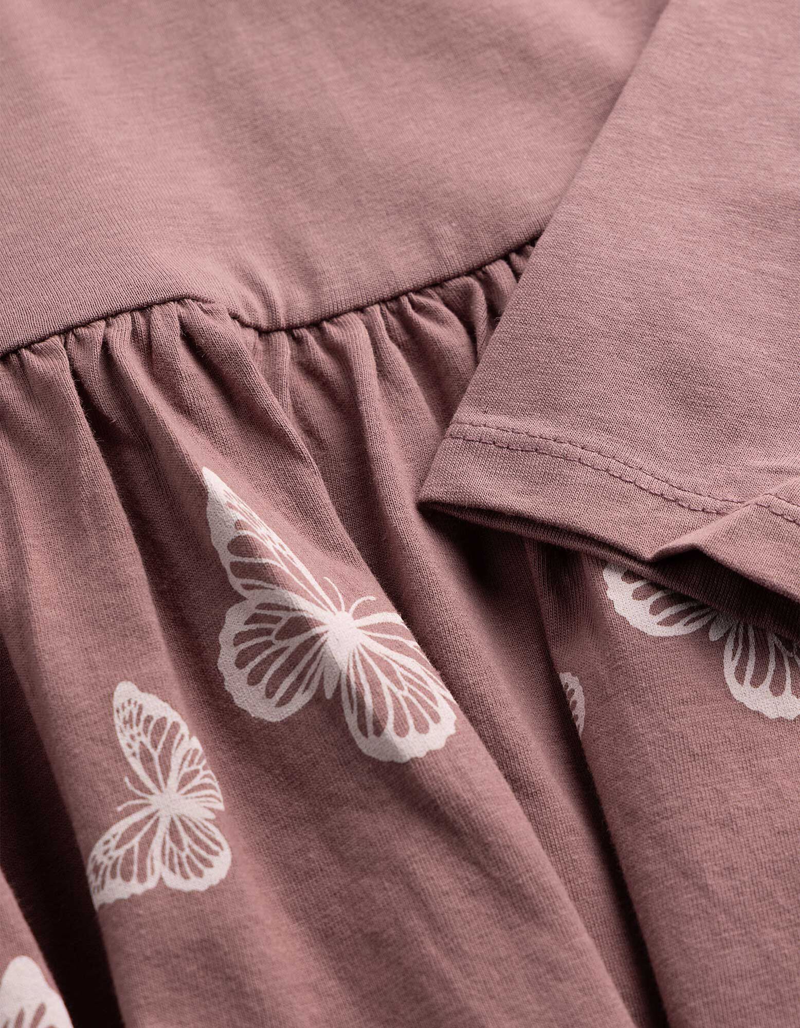 Kleid - Print - Beere