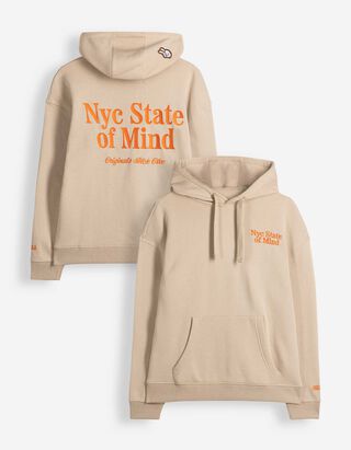Sweatshirt - Stickerei - Beige