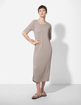 Šaty - Délka do lýtek - béžová