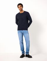 Pullover - Baumwolle - Dunkelblau