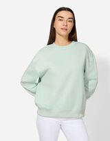 Sweatshirt - R&uuml;ckenprint - gr&uuml;n