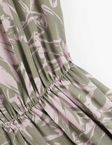 Maksi haljina - LENZING&trade; ECOVERO&trade; - zeleno