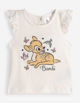 Set van T-shirt en broek - Bambi - wit