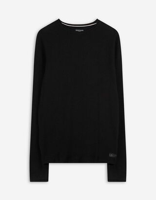 Pulovr - Úplet - cerná