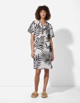 Kleid - Seitenschlitz - weiß