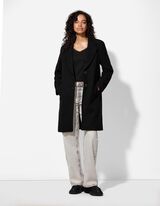 Kabát - Gyapjú megjelenés - fekete